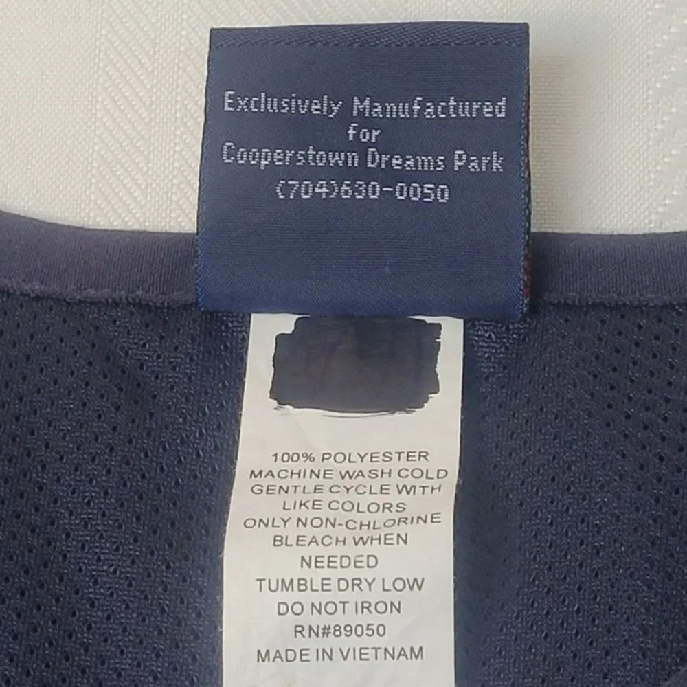 Cooperstown Dreams Park Baseball Pullover Windbreaker Warmup Short Sleeve 2X-3X